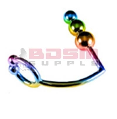 MULTICOLOR COCKRING WITH 3 ANAL BALL