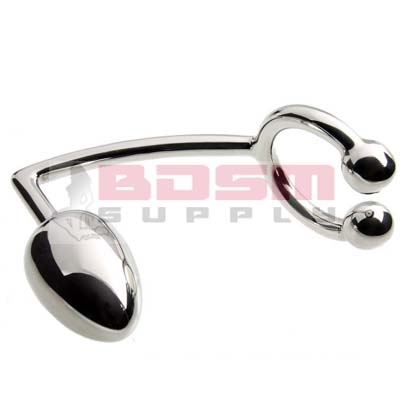 CIRCULAR STYLE COCK RING WITH EGG SHAPE BUTT LOCK