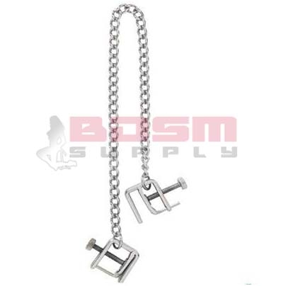 HEAVY DUTY NIPPLE CLAMPS WITH CHAIN